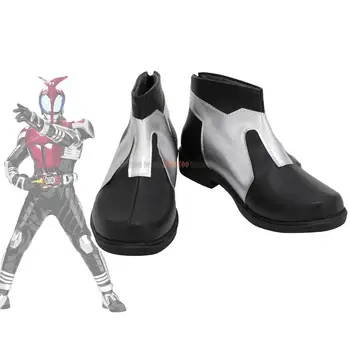 Ездач В Маска на Kamen Rider kabuto Cosplay Ботуши Кожени Обувки По Поръчка