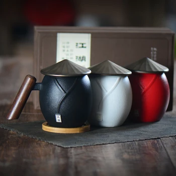 Забавна класика с филтър керамична чаша с Креативен и уникален дизайн декорация на керамични чаена чаша пасторальное изкуство чаени чаши
