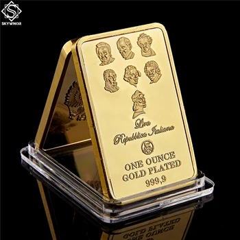 Позлатени 999,9 Коллекционный Passione Per le aste кюлчета Злато Gorilla souvenir е Bar /Монета
